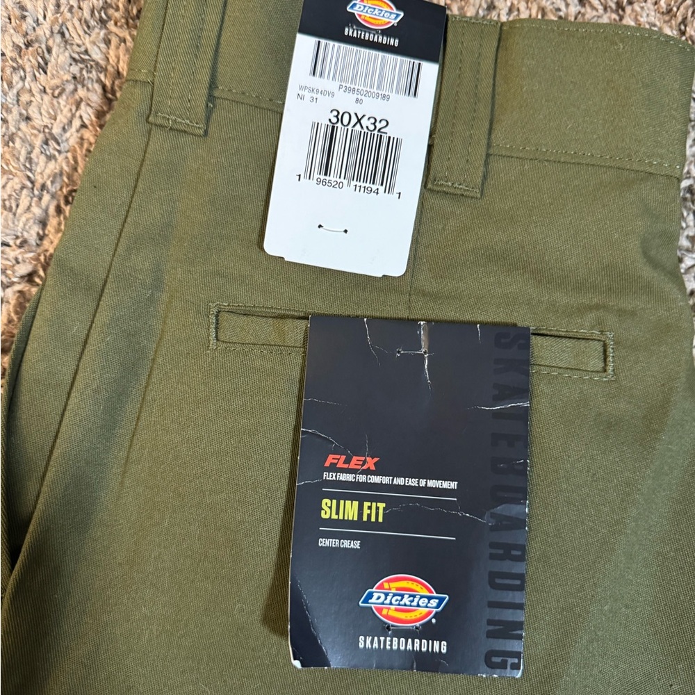 Dickies Flex Olive Green Skateboarding Pants